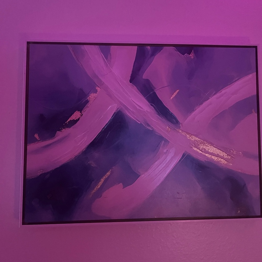 Abstract Blue and White Wall Art
